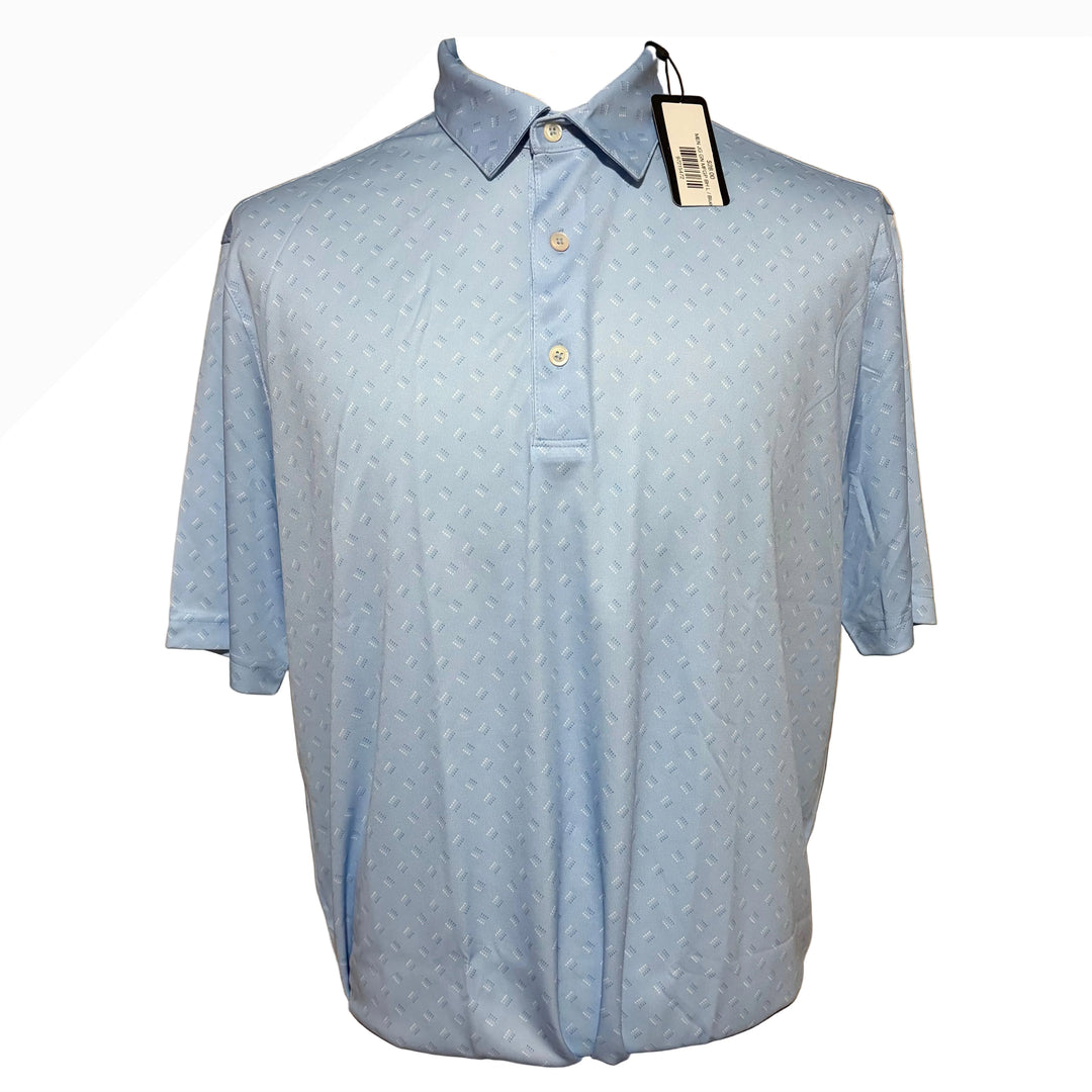 Greg Norman Microlux Fore Golf Polo - Blue Haze - Large - Skorzie