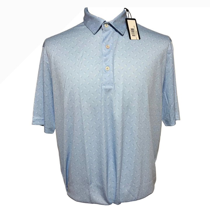 Greg Norman Microlux Fore Golf Polo - Blue Haze - Large - Skorzie