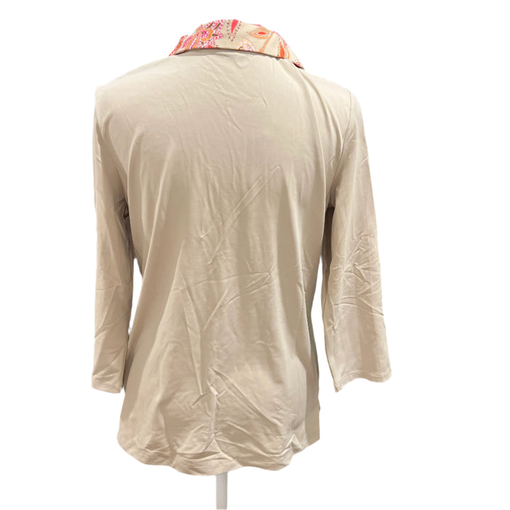 Swing Control 3/4 Sleeve Velocity Polo - Desert/Desert Flower - Small - Skorzie