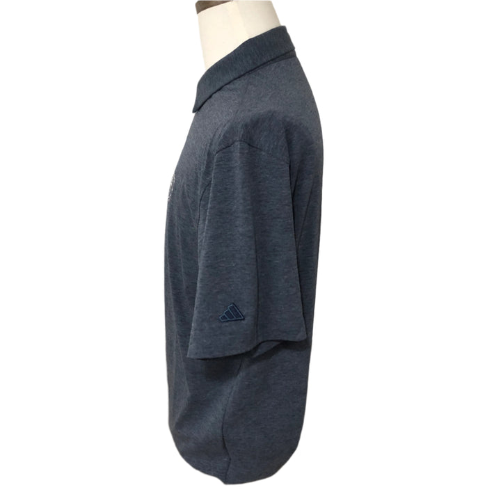 Adidas Go-To Polo (w/ logo) - Heathered Navy - Skorzie