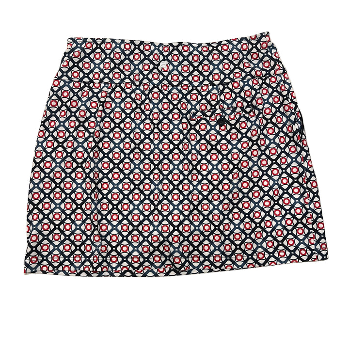 EP NY Argyle Print Skort (16.5") - White Multi - Large - Skorzie