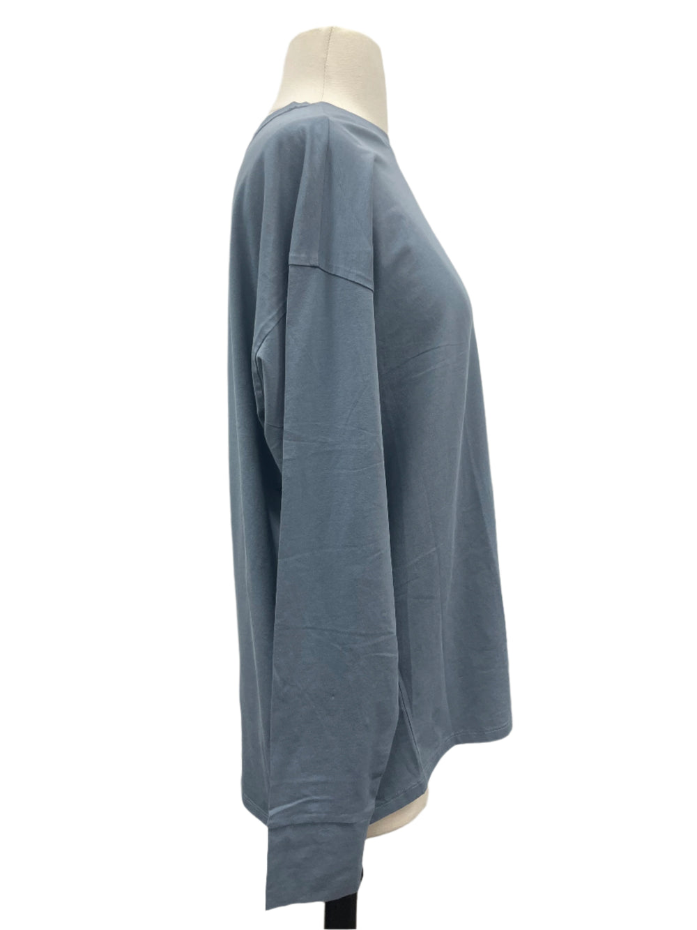 Vuori Long Sleeve Feather Tee - Smoke Blue - Skorzie