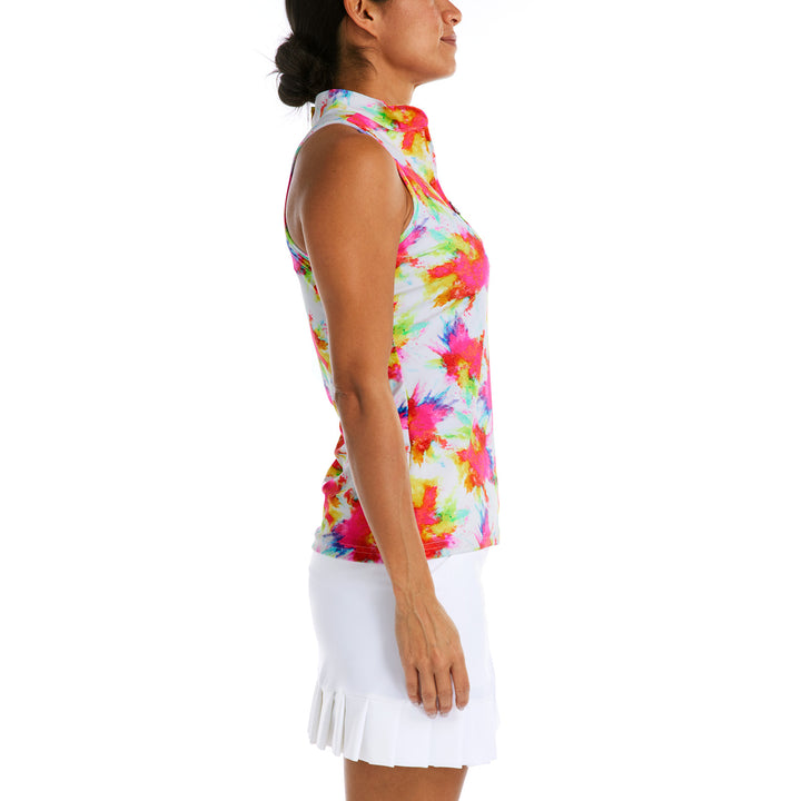 Tzu Tzu Bella Sleeveless Top - Splash (FINAL SALE ITEM)