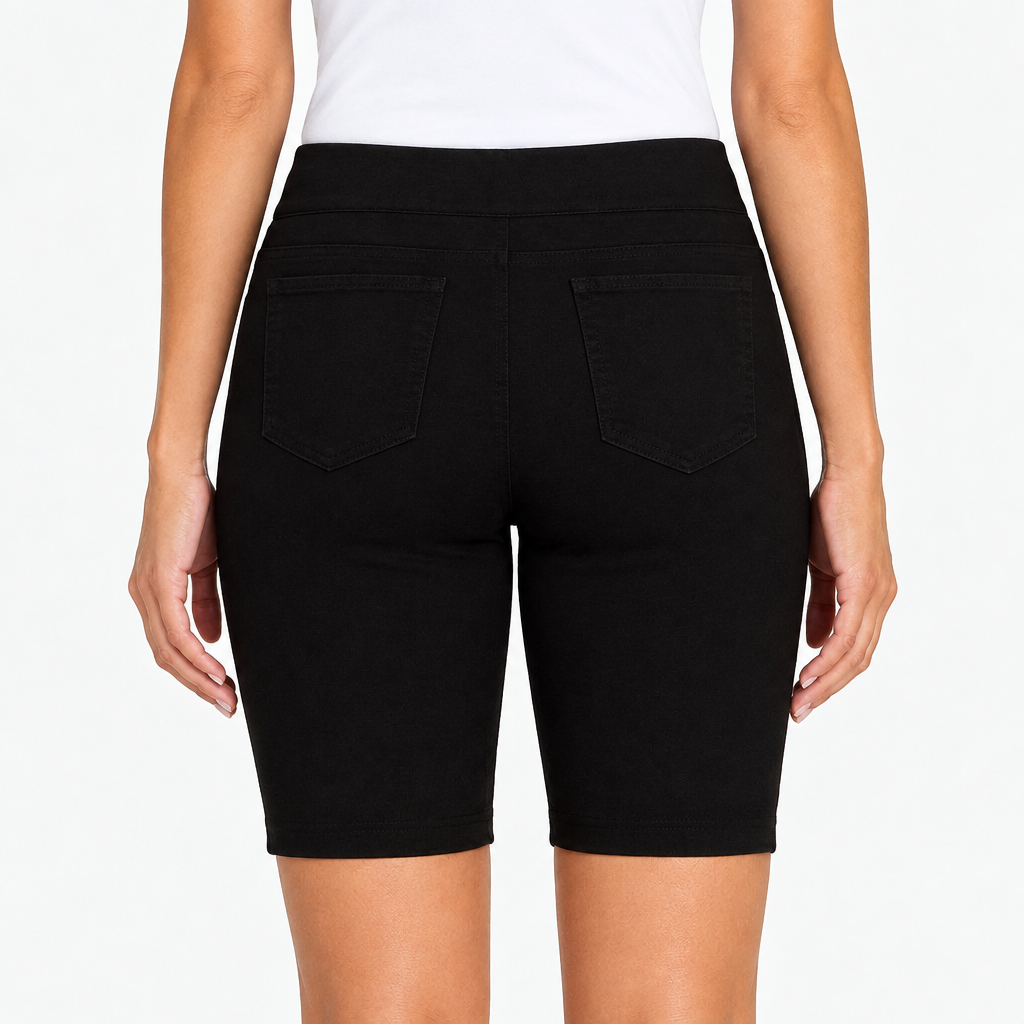 Slimsation Women's Golf Walking Shorts 9" Black Size 8