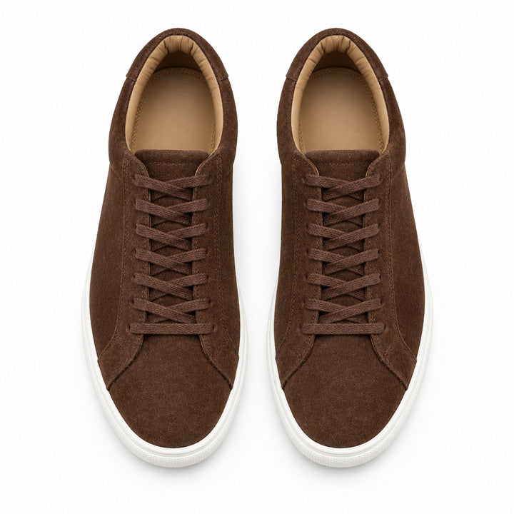 Collars & Co Men's CEO Sneakers Brown Suede Size 9