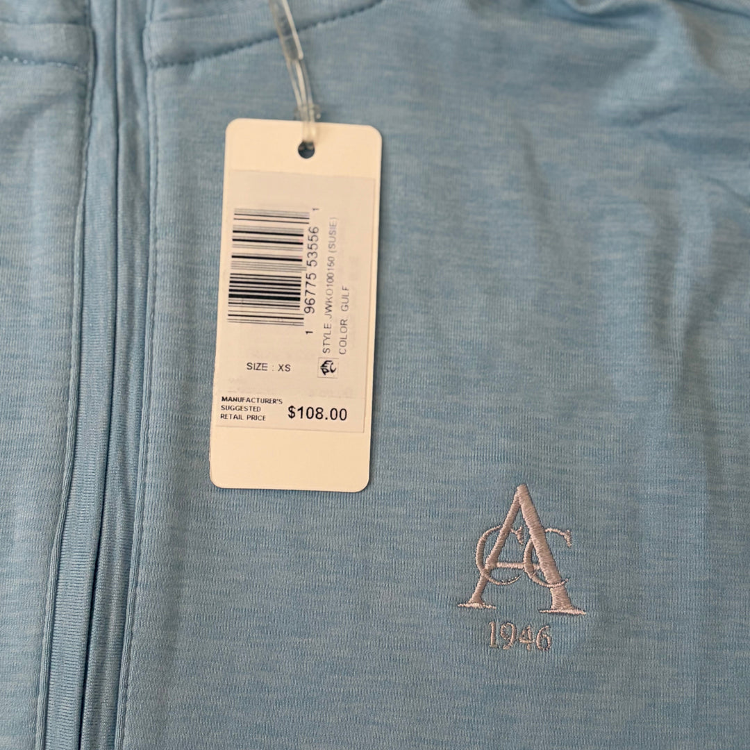 Johnnie-O Women's Golf Quarter Zip Susie Performance Pullover (w/ logo) Gulf Size XS