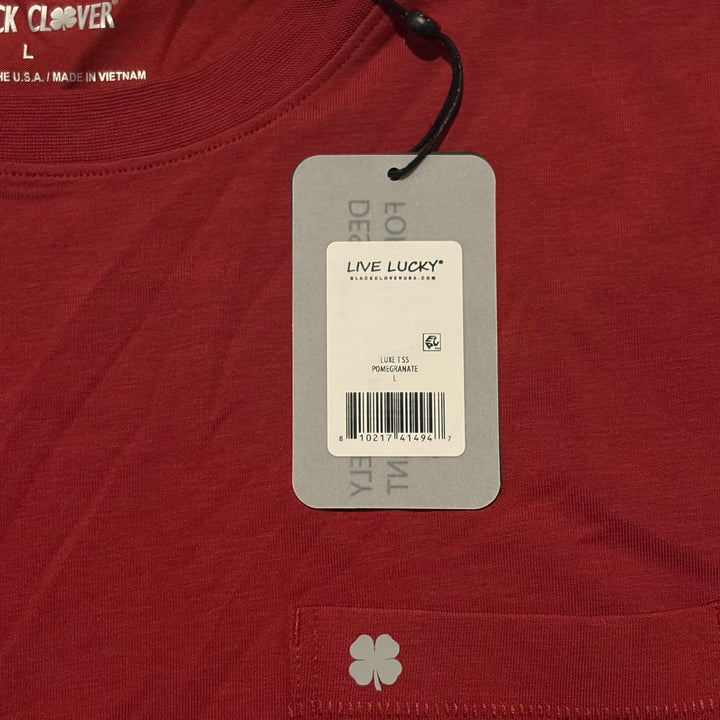 Black Clover Men's Luxe S/S Tee Pomegranate Size L (FINAL SALE ITEM)