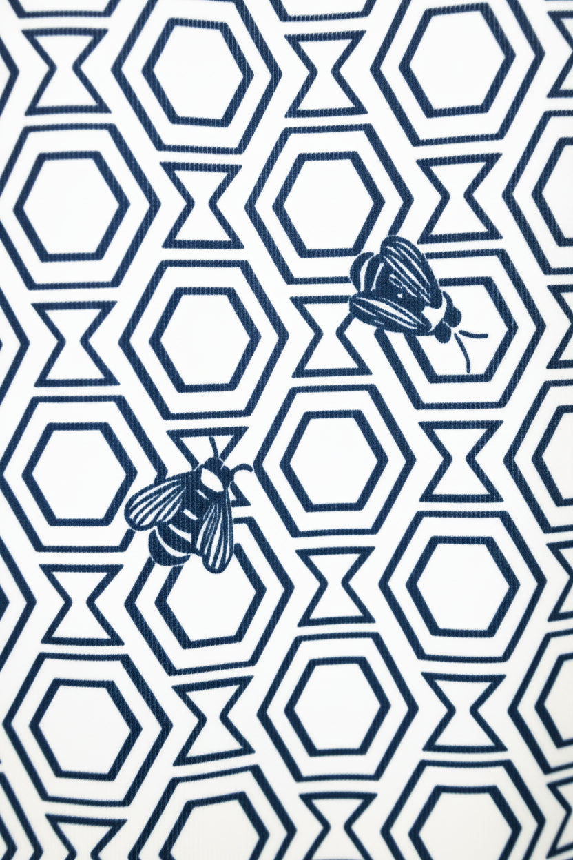 SanSoleil SolCool Print Mock - Buzz Blue - Medium