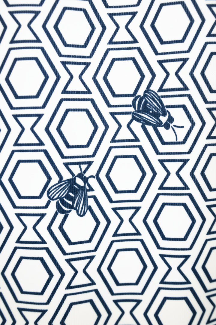 SanSoleil SolCool Print Mock - Buzz Blue - Medium