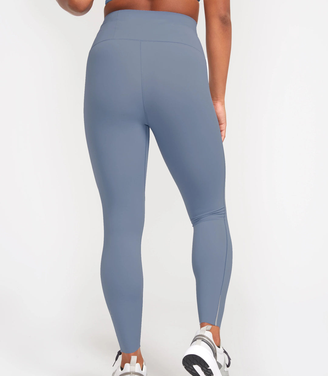 ALWRLD Women's Legging ALRN High Waist 7/8 Tight (25") Blue Steel Size M