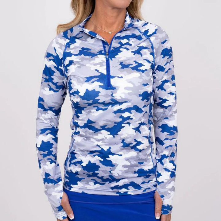 TJ Sport Sun Shirt - Royal Blue Camo - Skorzie