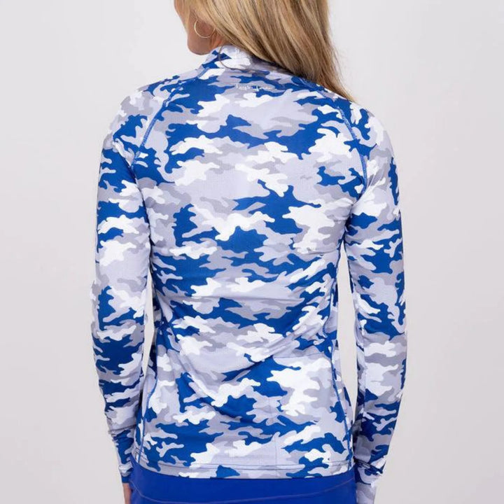 TJ Sport Sun Shirt - Royal Blue Camo - Skorzie