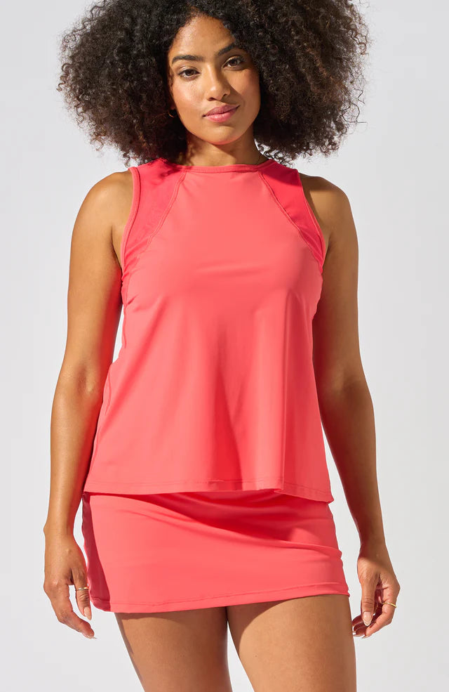 Bobbe Active - Cute As A Bunny Tennis Skirt - Geranium - Skorzie
