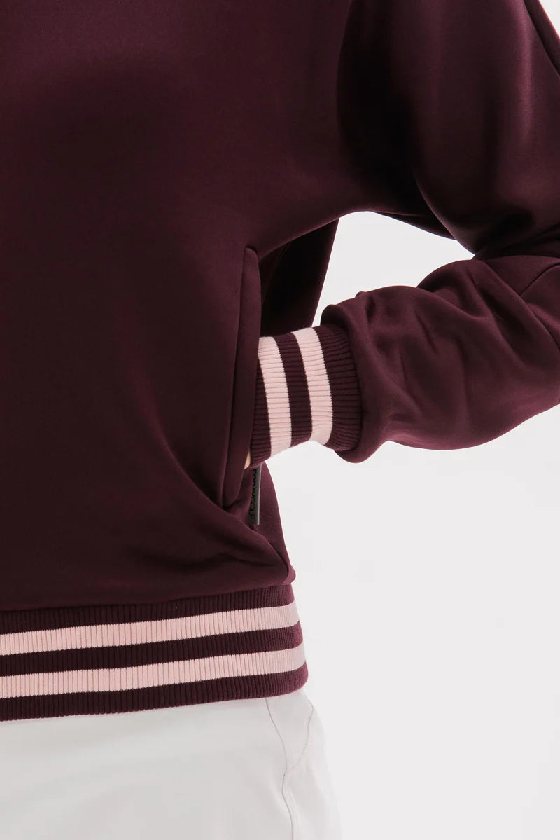 Foray Golf Scuba Bomber Jacket with Chunky Rib - New Mosto - Skorzie