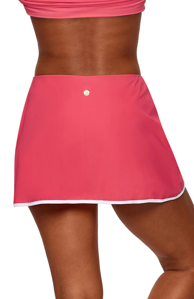 Bobbe Active - Box Pleated Skirt - Geranium - Skorzie