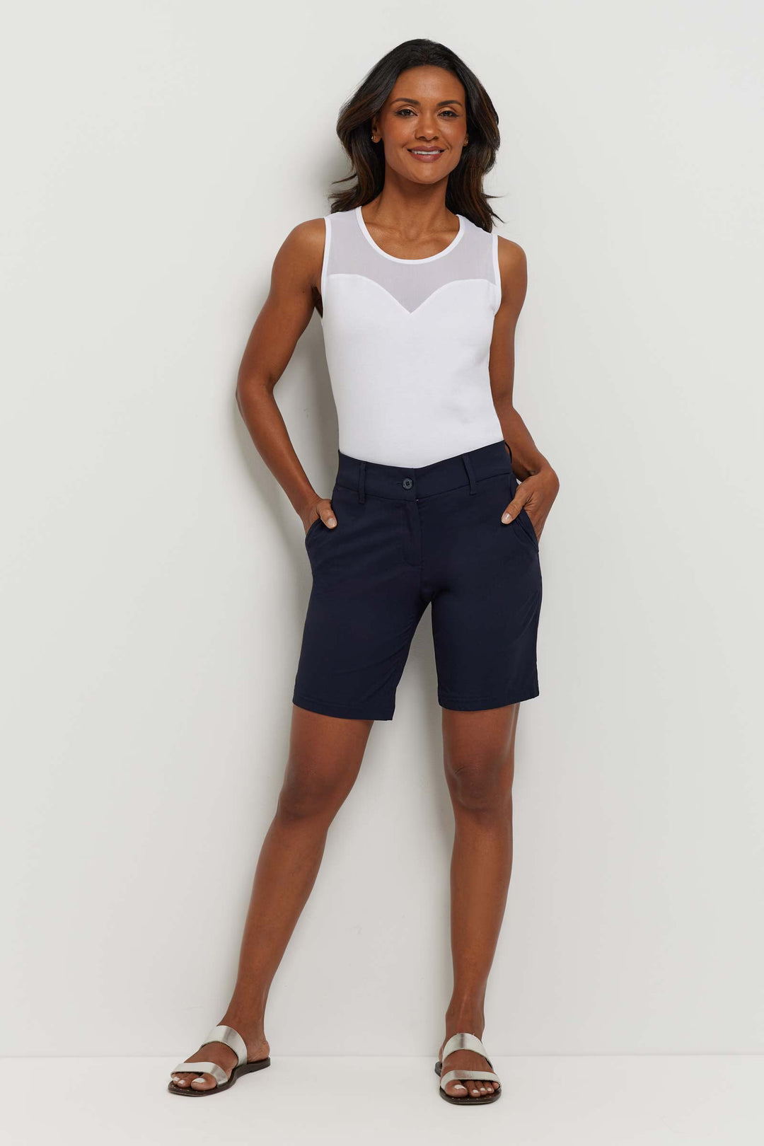 Anatomie Breck Ultra Light Short - Navy - Skorzie