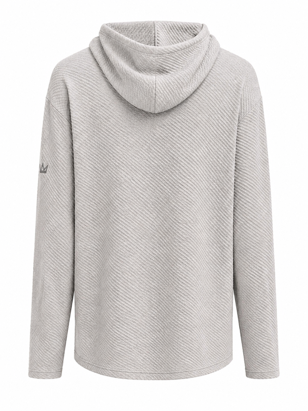 Turtleson Men's Bellfield Hoodie (w/ Logo) - Pearl Heather - XL - Skorzie
