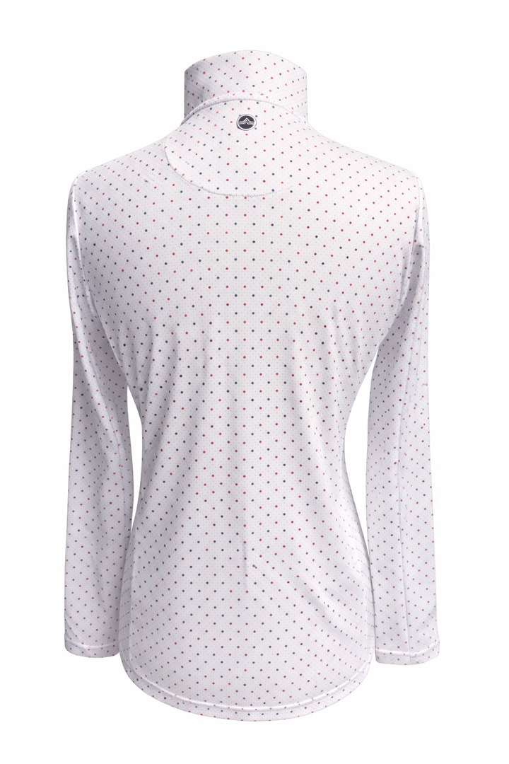 Flag & Anthem MVP Quarter Zip - White with Stars - Small - Skorzie