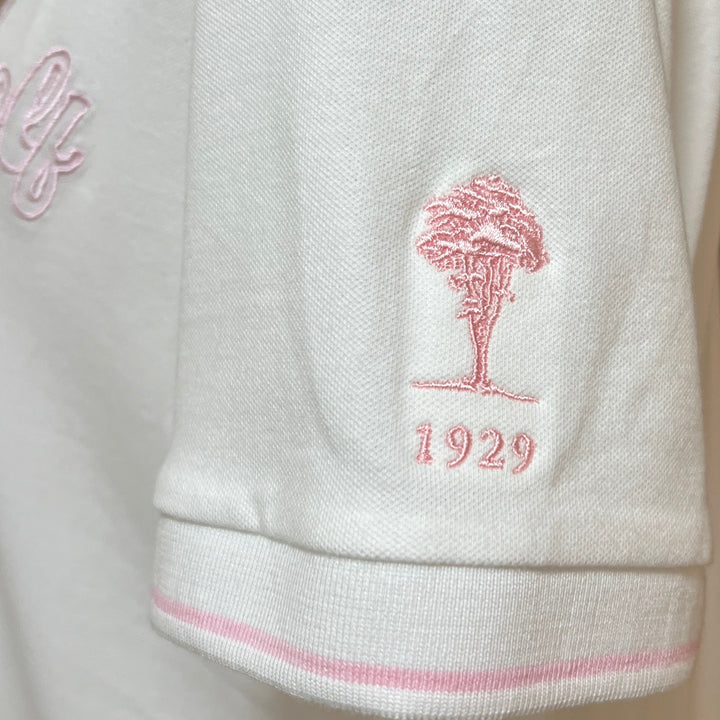 Daily Sports Tour SS Polo (w/ logo) - White - Large - Skorzie