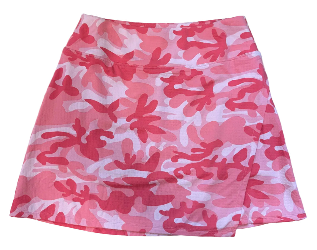 IBKUL Pink Camo Wrap Skort (16") - Skorzie