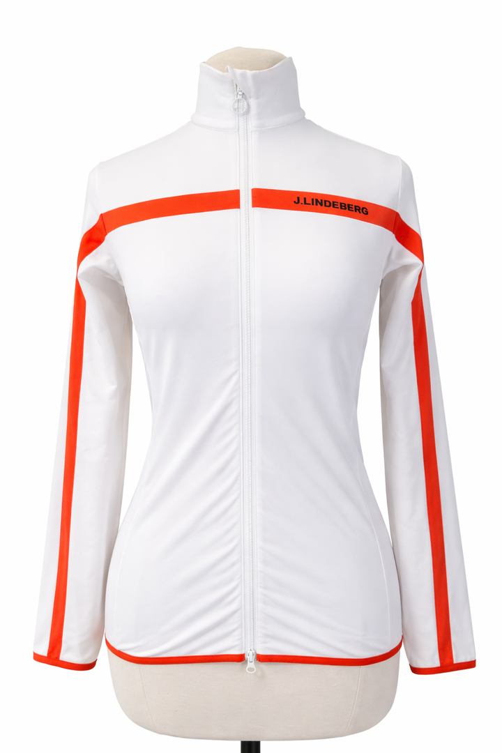 J.Lindeberg Mid Layer Golf Jacket - White - Medium