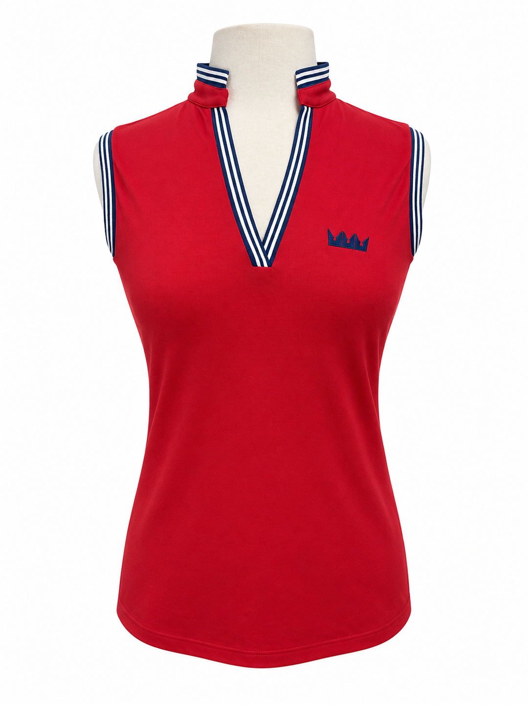 RLX Ralph Lauren Sport Stripe Top (w/ logo) - Red