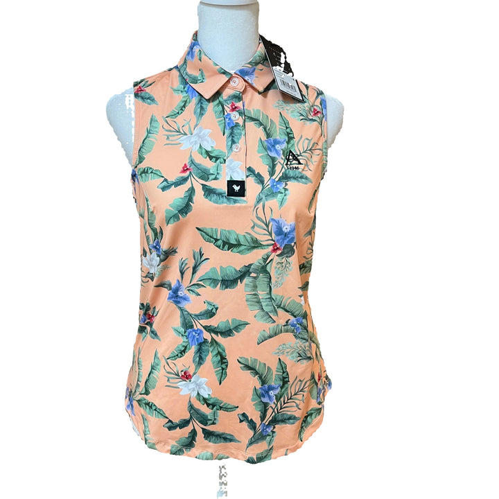 Bad Birdie Core SL Polo (w/ logo) - Floral Fiesta - (FINAL SALE ITEM) - Skorzie