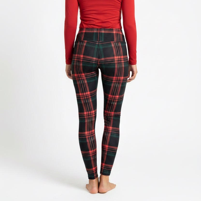 Beach Riot Yara-Piper Leggings (26") - Ribbon Plaid - Skorzie
