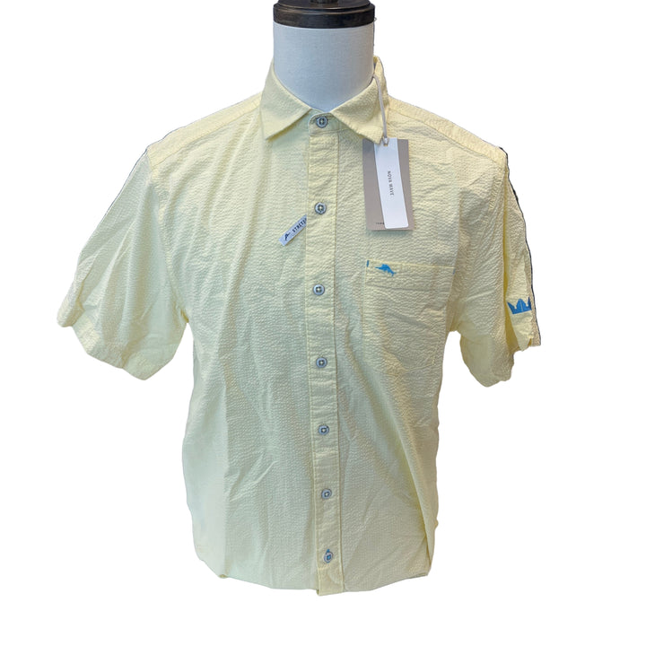 Tommy Bahama Nova Wave Cotton-Blend Shirt - Awaken - Small - Skorzie