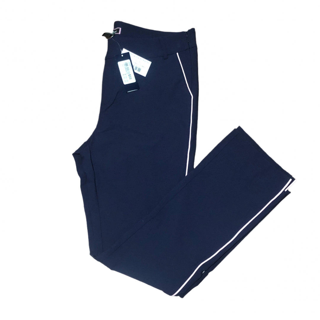 Golftini Stretch Ankle Pant (30") - Navy/Rose Pink - X-Large - Skorzie
