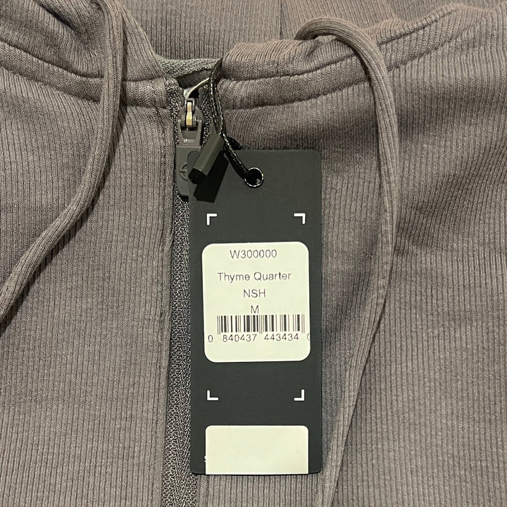 Straight Down Women's Quarter Zip Thyme Hoodie Night Shade Size M