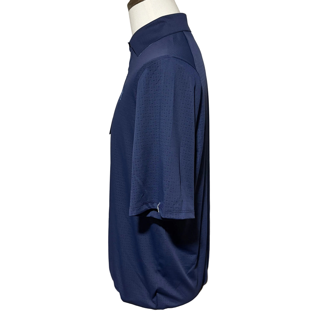 KJUS Men's Savin Structure Polo (w/logo) - Atlanta Blue - Skorzie