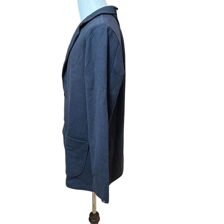 Billy Reid Ottoman Knit Sport Coat - Carbon Blue - Large