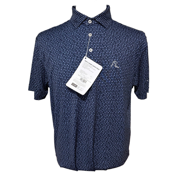 Rhoback Moneyline Performance Polo (w/logo) - Fleet Navy - Medium - Skorzie