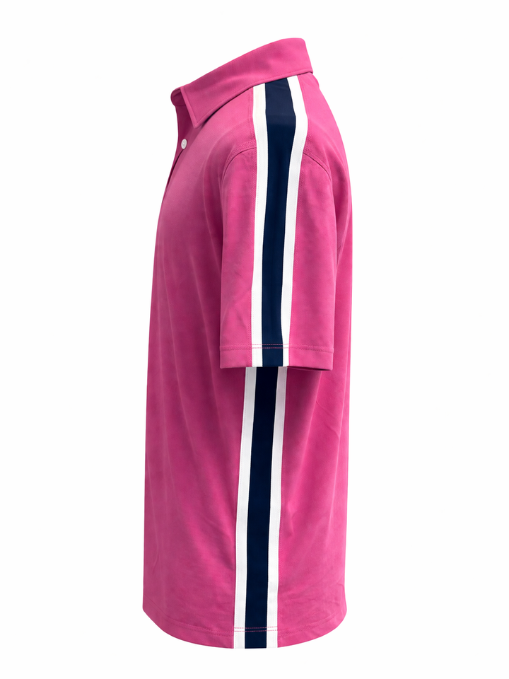 IBKUL Pink Short Sleeve Polo - Large - Skorzie