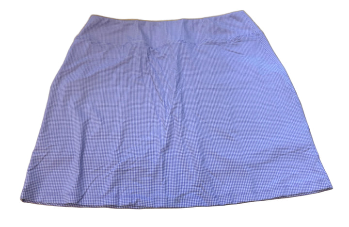 IBKUL Womens Mini Check Print Skort 18" - Violet