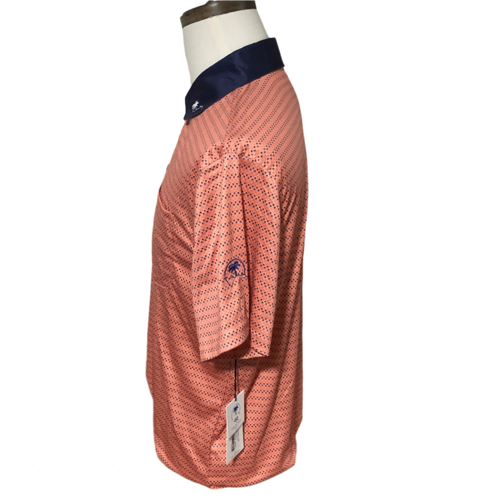 Palm Rat Palmetto Polo (w/ logo) - Orange Rat's Eye - Skorzie