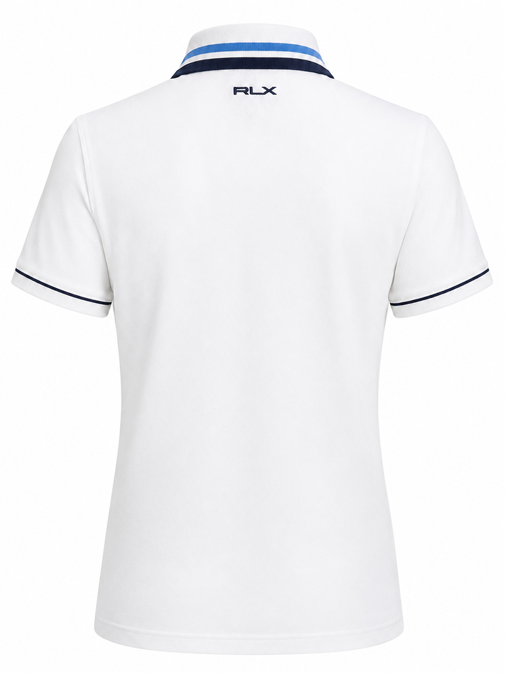 RLX Ralph Lauren Tailored Fit Polo (w/ logo) - White