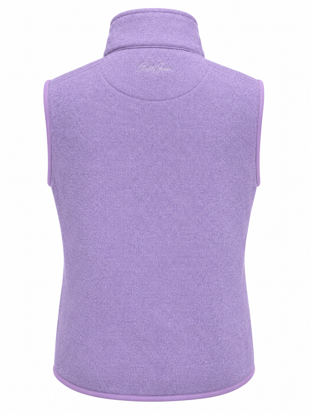 Bobby Jones Performance Jersey Zip Front Vest - Lavender Heather - Medium