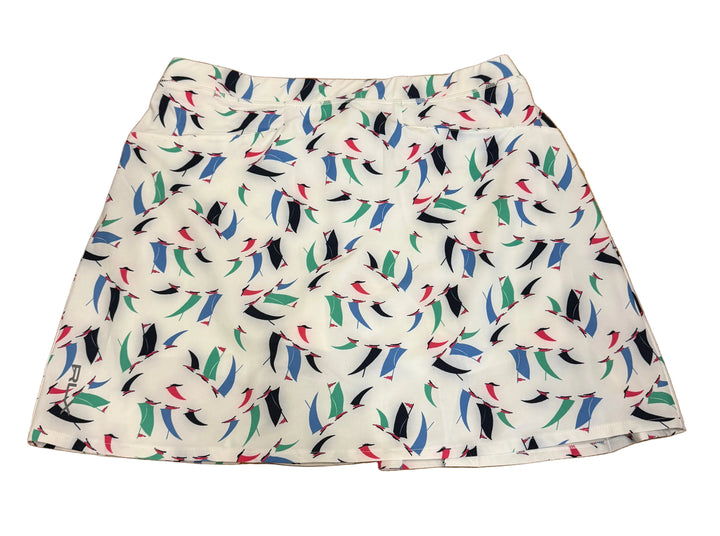 RLX Ralph Lauren Sail Print Aim Skort 17" - White - Skorzie