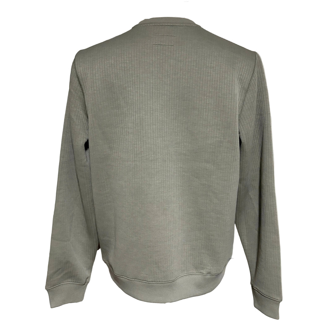Marine Layer Corbet Quilted Crewneck - Taupe - Skorzie