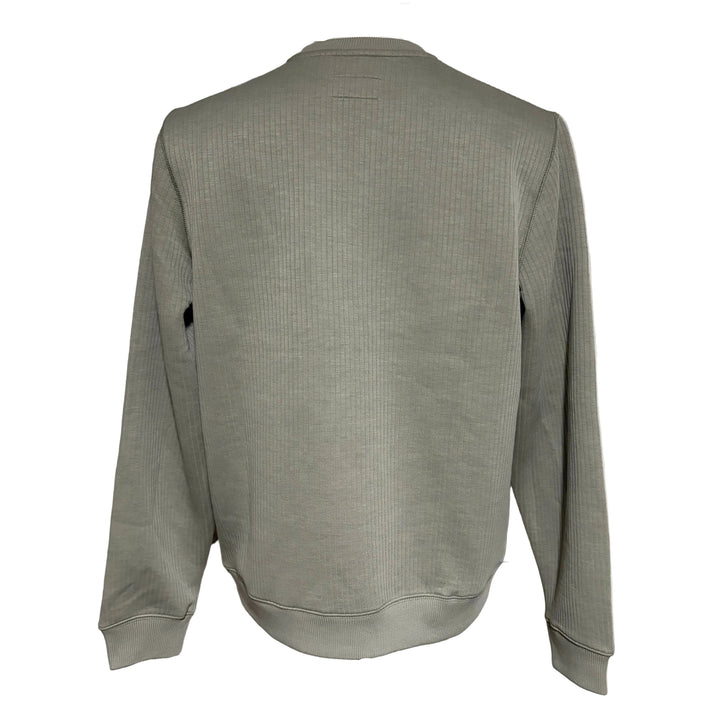 Marine Layer Corbet Quilted Crewneck - Taupe - Skorzie