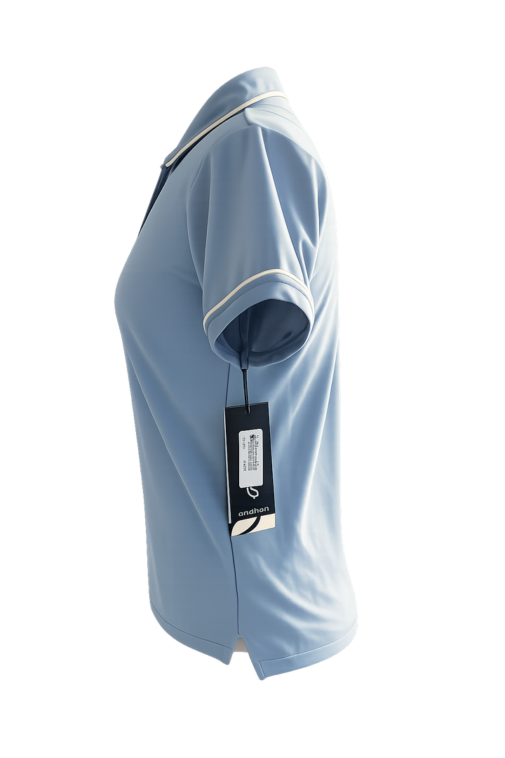 A. Putnam Timeless Short Sleeve Polo - Charleston Blue