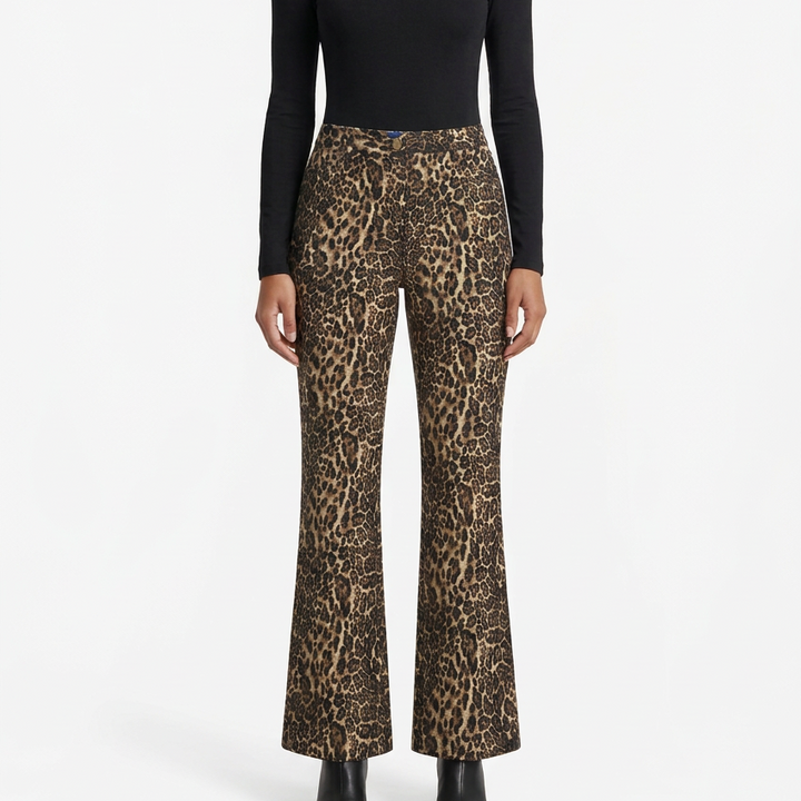 J. McLaughlin Women's Pants (29.5") Cheetah Print