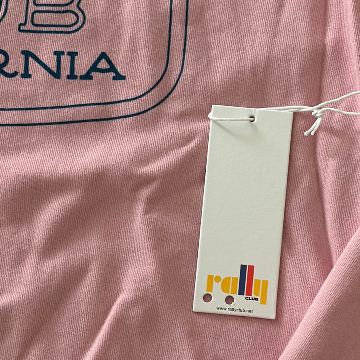 Rally Club Women's Sweatshirt "Rally Club California" Pink Size M (FINAL SALE ITEM)
