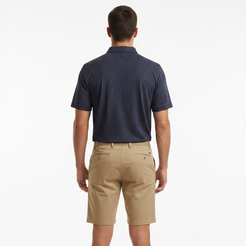 G/FORE Men's Polo Pima Twilight/Classic Red Size M