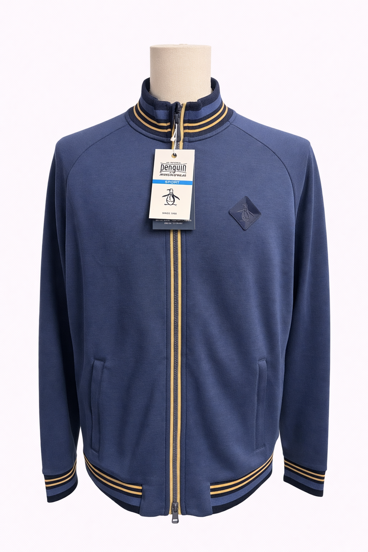 Penguin Pete's Heritage Knit Track Jacket - Medium - Skorzie