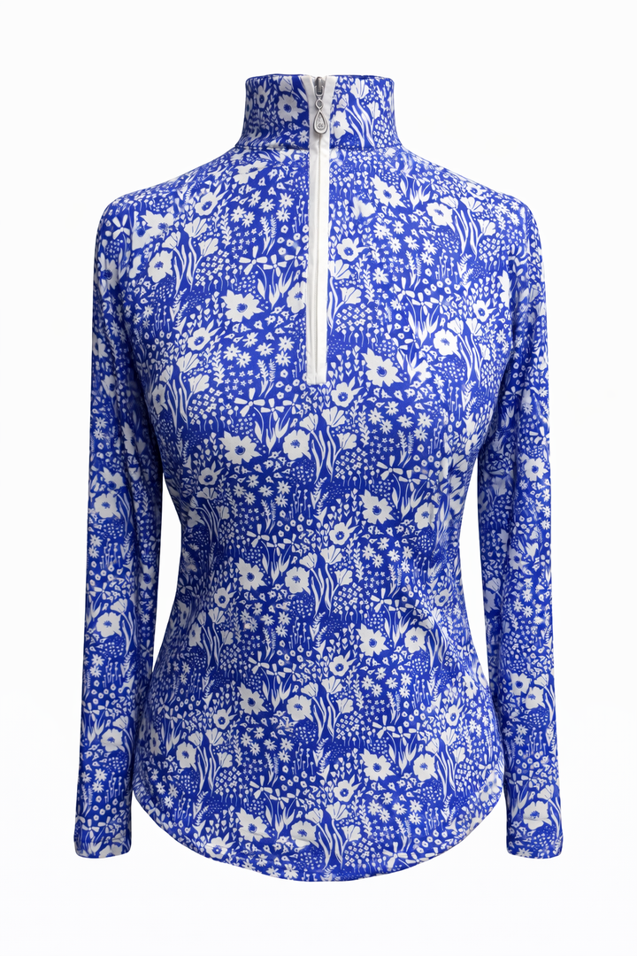 SanSoleil SOLCOOL PRINT MOCK -  DAPHNE COBALT - Skorzie