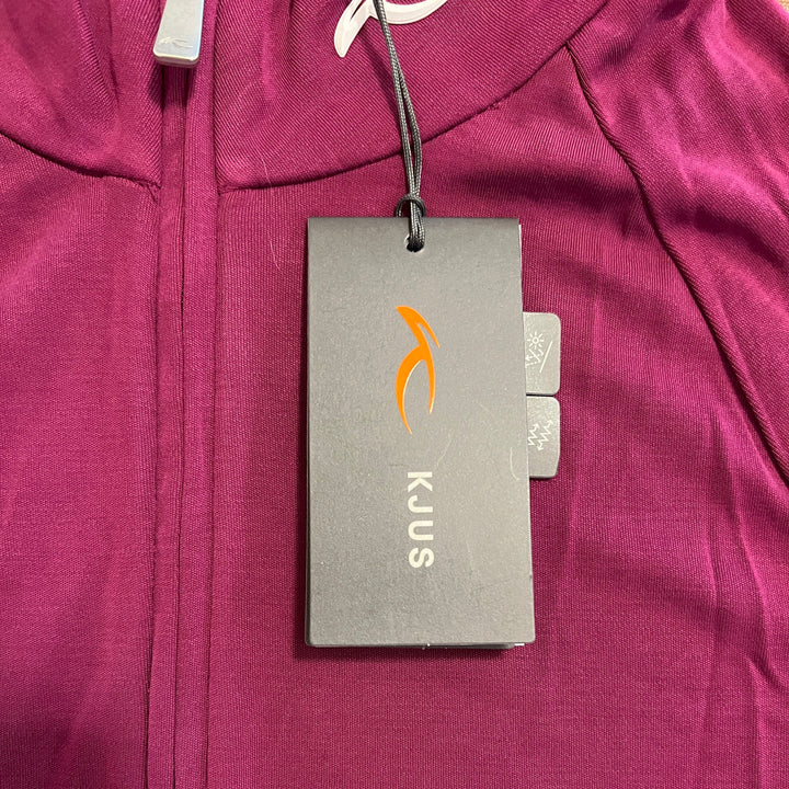 KJUS Women's Golf Top Kallena Half Zip (w/logo) Deep Ruby