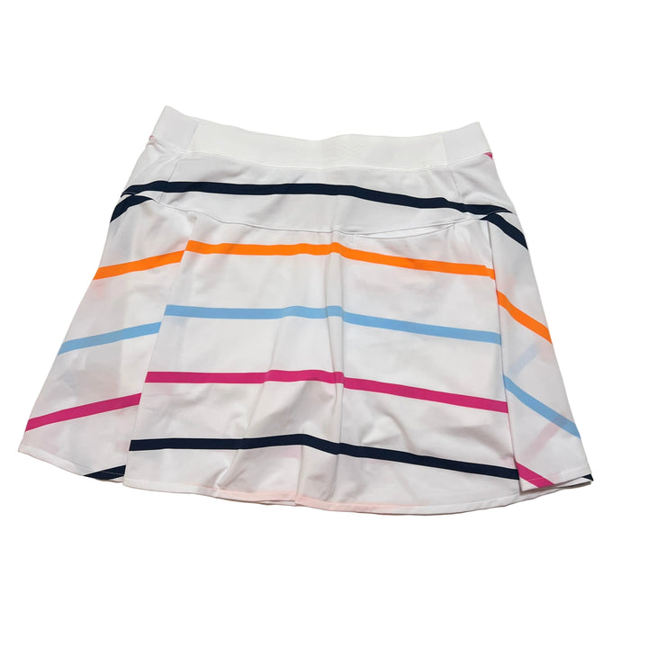 RLX Striped A-Line Skort (16") - White